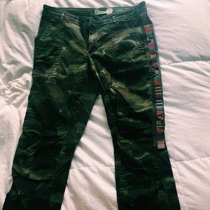 anthropologie camo pants